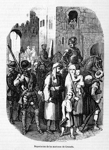 "Deportacion de los moriscos de Granada" de Los monfíes de las Alpujarras
