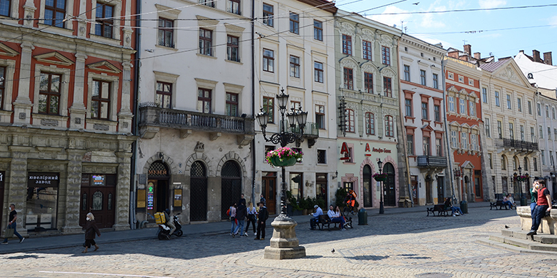 buildings on a street