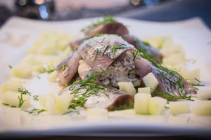 herring with potatoes