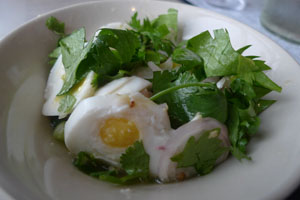 salad with egg