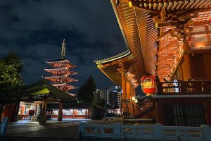 A pagoda in Tokyo, Japan